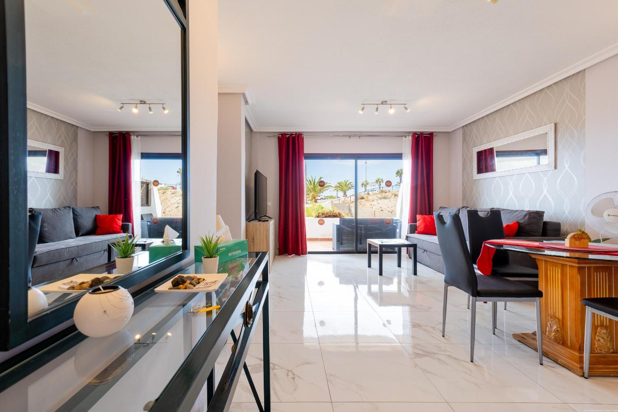 Modern Apartment In Golf Del Sur, Ac237, Tempered Pool And Ocean View San Miguel de Abona Exterior foto